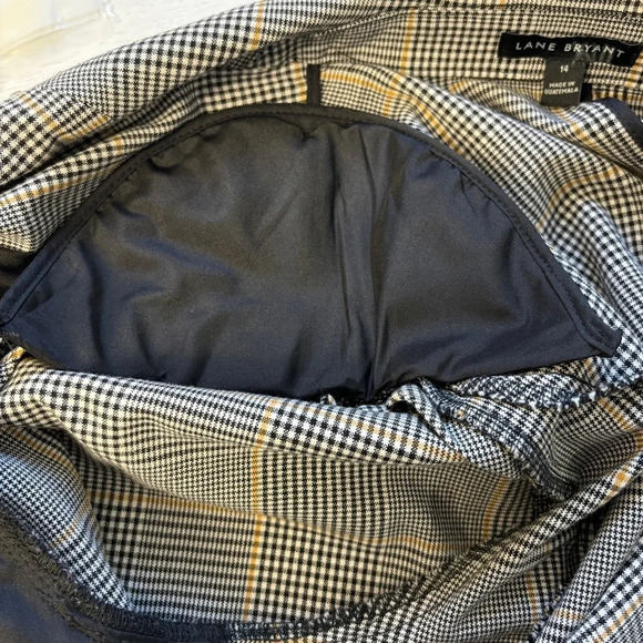 Lane Bryant Plus Size Double Breasted Blazer in Bastille Plaid Check size 14 - Picture 11 of 13